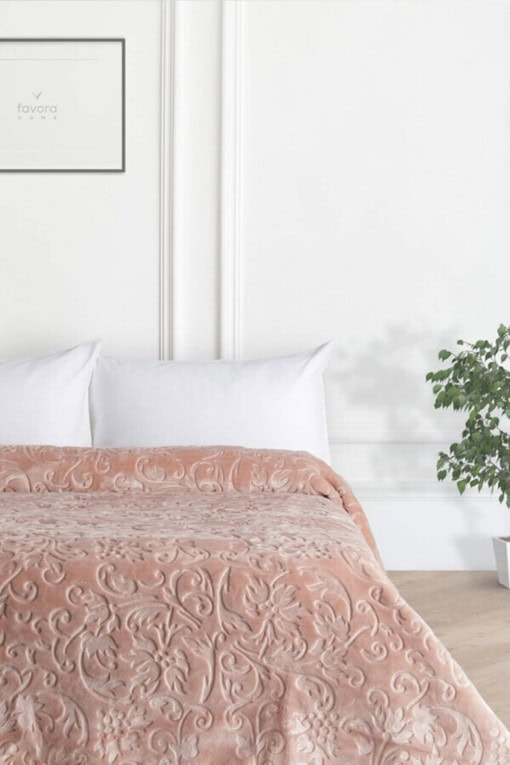 Embos Ivy Deka/Prekrivač - Roza | Kućni Tekstil