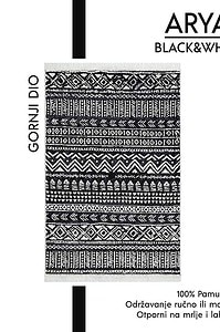 Arya Black&White Tepih | Arya