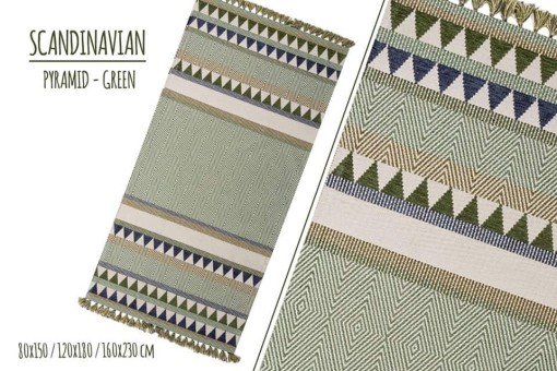 Scandinavian Tepih (160×230 – Pyramid Green) |
