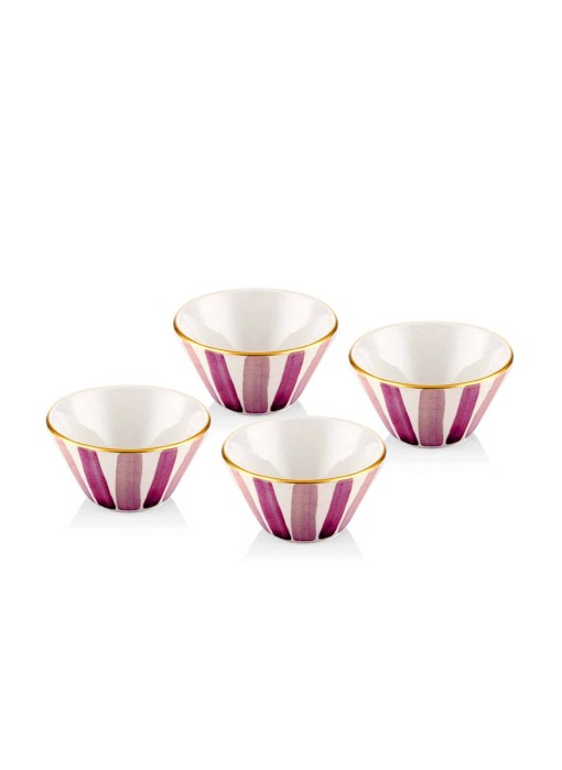 Fez Serija Okrugla Zdjela (10cm) - Set (4kom) - Ljubičasta