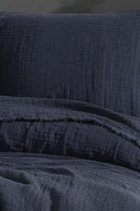 Ruby Prekrivač (Set) - Tamno Plavi | Prekrivač za Krevet (Set)