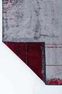 Vogue Barber Tepih - Sivo Crveni (5711) - 200x300cm