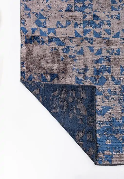 Vogue Triangle Tepih -  Sivo Plavi (6941) - 200x300cm