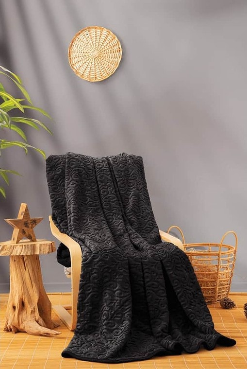 Embos Deka/Prekrivač - Crna (Dupla) | Kućni Tekstil