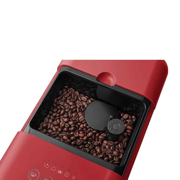 Smeg Automatski Espresso Aparat - MAT CRVENA (BCC02RDMEU) | Automatski Espresso Aparat