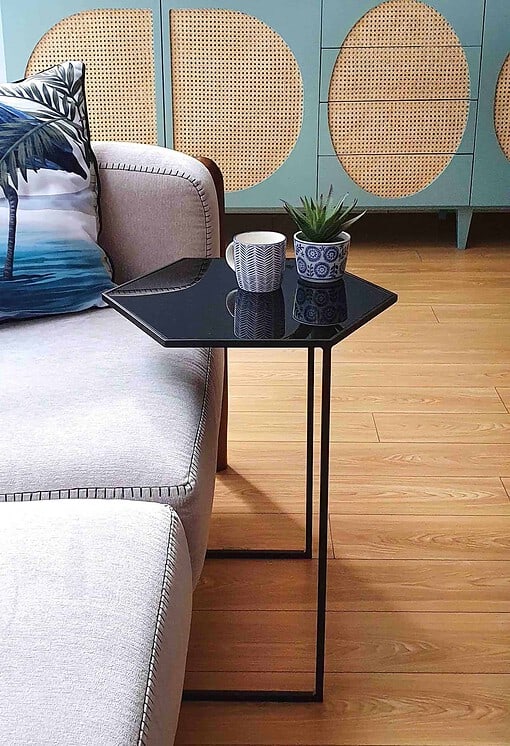 Visoki Deco Stolić (2kom) - Crni | Stolići