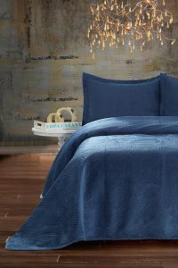 Vicenza Prekrivač (Set) - Plava | Prekrivač za Krevet (Set)