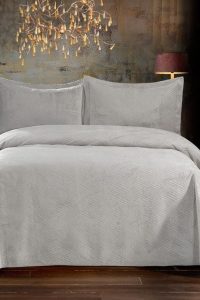 Vicenza Prekrivač (Set) - Siva | Prekrivač za Krevet (Set)