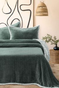 All Day Prekrivač (Set) - Zeleni | Prekrivač za Krevet (Set)