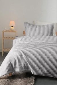 Modern Line Prekrivač Set - Siva | Prekrivači za Krevet