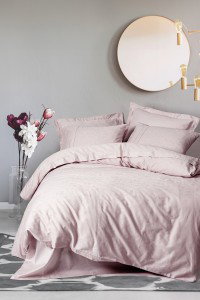 Florita Bež - Žakardna Pamučna Satenska Posteljina (CB) (Copy) | Jacquard Posteljina