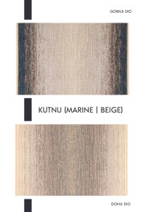 Kutnu Tepih (KTN 01) - Marine Beige - 160x230cm