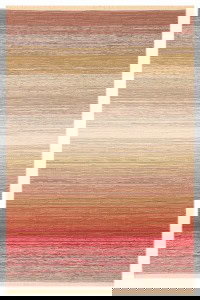 DAPHNE Kutnu tepih od prirodnih boja, ručno tkan u Bosni, s toplim tonovima bež, smeđe i crvene, idealan za tradicionalni i moderni enterijer.