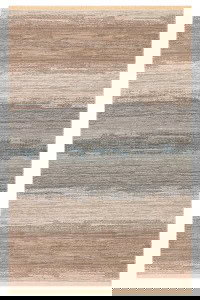 Visokokvalitetni kutnu tepih u bež i plavim tonovima, ručno izrađen s tradicionalnim tkanjem, idealan za elegantan i udoban domski ambijent.