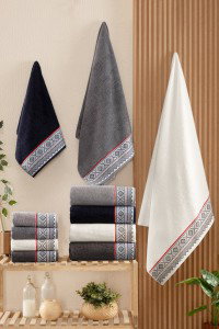 Premium V3 Sivi – 50 × 90 | 70 × 140 cm | Kućni Tekstil