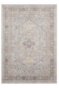 Tepih Elista (ELS 201) - Grey Blue (Sivi-Plavi) - 80x150cm