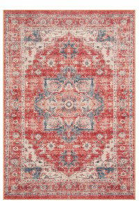 Tepih Elista (ELS 202) - Red Beige (Crveni-Bež) - 80x150cm