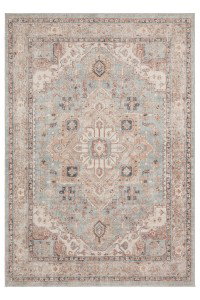 Tepih Elista (ELS 204) - Blue Beige (Plavi-Bež) - 80x150cm