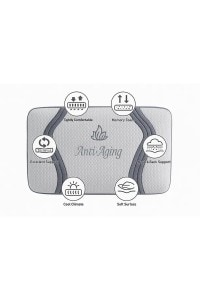 Anti-Aging Visco Jastuk - Ergonomska Podrška za Vrat i Njegu Kože | Jastuci