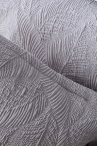 Foglia - Kraljevska Posteljina - Set od 8 kom (AP) - Siva | Kraljevska Posteljina + Prekrivač Set