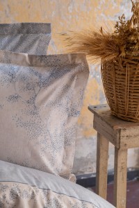 Senses Pamuk Puplin Posteljina Set (AP) -  Mila Mavi | Ranforce Pamuk Posteljina