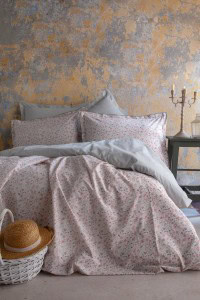 Senses Pamuk Puplin Posteljina Set (AP) -  Helena (Copy) | Ranforce Pamuk Posteljina