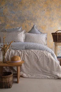 Senses Pamuk Puplin Posteljina Set (AP) -  Miracle Indigo | Ranforce Pamuk Posteljina
