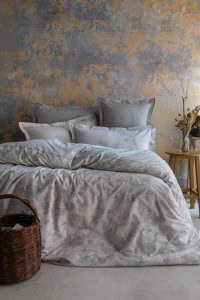 Senses Pamuk Puplin Posteljina Set (AP) -  Mila Mavi (Copy) | Ranforce Pamuk Posteljina