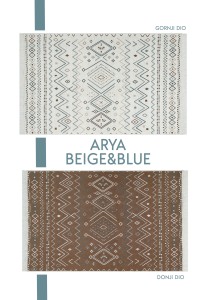 Arya Beige&Blue Tepih | Tepisi