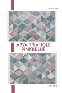 Arya Triangle Pink&Blue Tepih | Tepisi