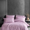 Clasy Saten Stripes Posteljina (Set) - Lila | Pamuk Saten Posteljina