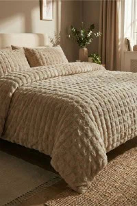 Comforter Bubble Prekrivač / Jorgan (Set) - Tamno Bež | Prekrivači za Krevet