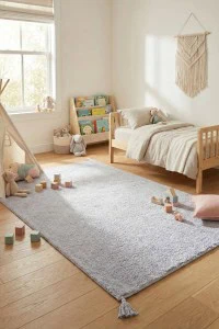 Cotton Boon - Antialergijski i Dječiji Tepih - Gray (Siva) | Cotton Boon