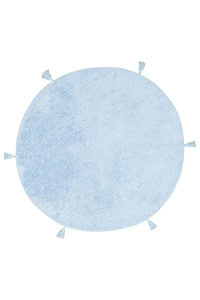 Cotton Boon - Antialergijski i Dječiji Tepih - Okrugli 120 cm - Blue (Plava) | Cotton Boon