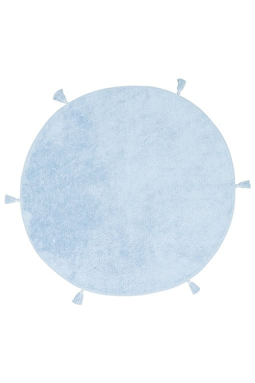 Cotton Boon - Antialergijski i Dječiji Tepih - Okrugli 120 cm - Blue (Plava)