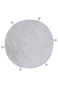 Cotton Boon - Antialergijski i Dječiji Tepih - Okrugli 120 cm - Gray (Siva) | Cotton Boon