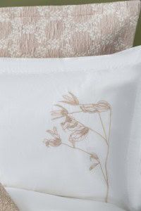 Crown - Kraljevska Posteljina - Set od 8 kom (AP) - Bež | Kraljevska Posteljina + Prekrivač Set