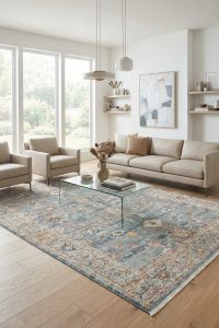 Pietra Tepih - Cream Navy (Bež Plavi) | Tepisi