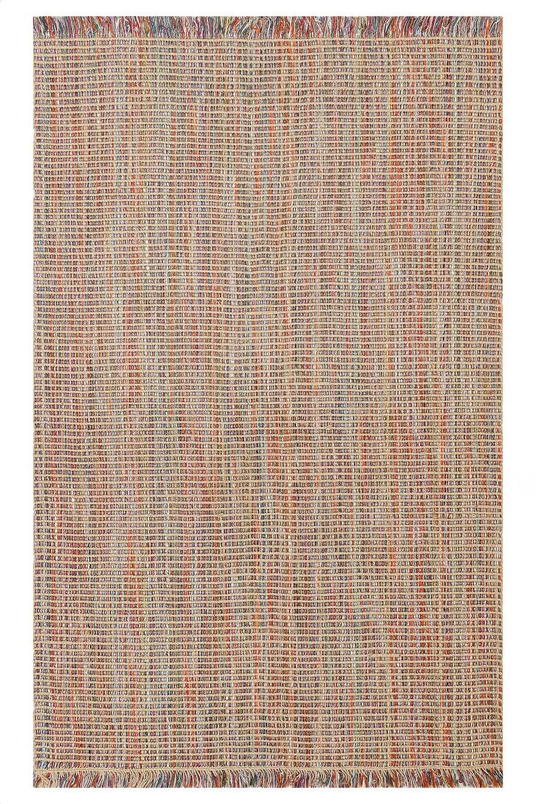 DAPHNE Doha Tepih (DH 01) - Multy, ručno tkan, moderni dizajn sa geometrijskim uzorkom u toplim bojama, savršen za dnevne sobe i spavaće sobe, visok kvalitet i dugotrajnost.