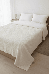 Embos Antik Debela Deka/Prekrivač - Bijela (Dupla - 220x240 cm) | Kućni Tekstil