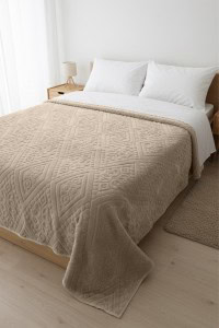 Embos Antik Deka/Prekrivač - Krem (Dupla - 220x240 cm) (Copy) | Kućni Tekstil