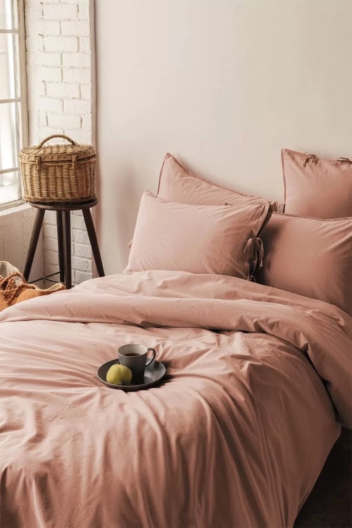 Issimo Savanna Stonewashed Posteljina (Set) - Apricot | Posebna Serija Posteljina