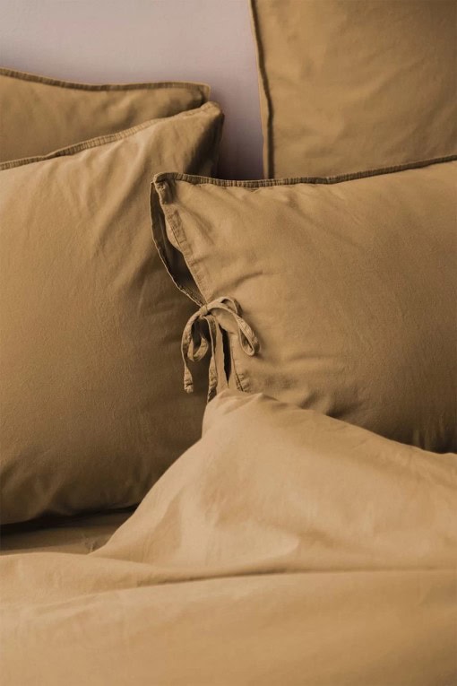 Issimo Savanna Stonewashed Posteljina (Set) - Senf | Posebna Serija Posteljina