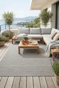 Tepih Bali Jut (BLJ 02) - Grey (Sivi) | Bali Jut