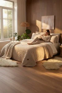 DAPHNE Manu Stonewashed Prekrivač (Set) - Mink, elegantan i mekan posteljinski set za udoban san i modernu spavaću sobu. Idealno za toplu i sofisticiranu atmosferu u vašem domu.