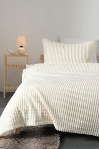 Modern Line Prekrivač Set - Krem | Prekrivači za Krevet