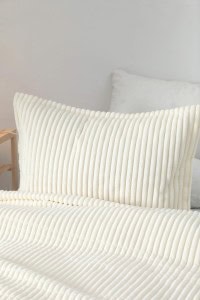 Modern Line Prekrivač Set - Krem | Prekrivači za Krevet