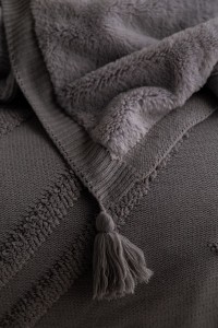 Moneda Posteljina + Prekrivač Set (AP) - Gray (Siva) | Kućni Tekstil