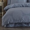 Nothingham Tencel Jacquard Pamuk Saten Posteljina Set (TC300) - Indigo Plava | Damast Posteljina