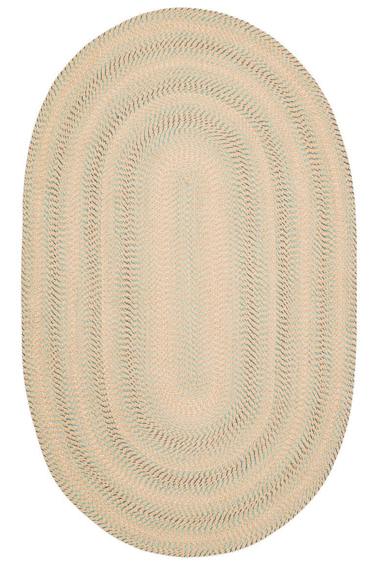 DAPHNE Patna Tepih (16) - Marine, ručno tkan, ovalni tepih u neutralnim tonovima za elegantan izgled doma.